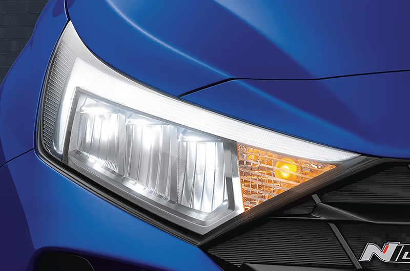 Hyundai i20 N Line LED headlamps with signature LED DRLs